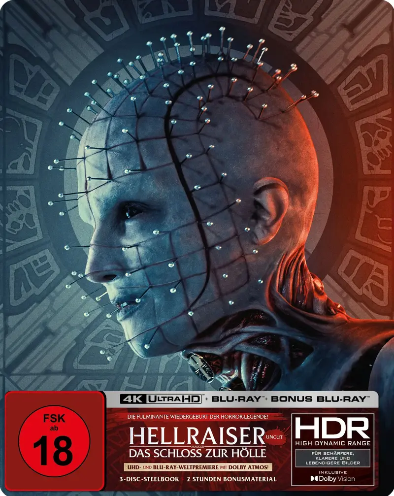 Hellraiser - Das Schloss zur Hölle - Limited Edition - Steelbook - 4K UHD + Blu-ray