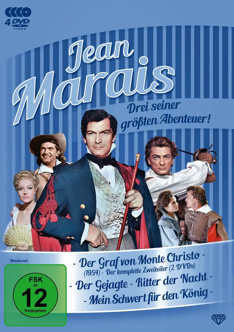 Jean Marais - Drei seiner größten Abenteuer - DVD