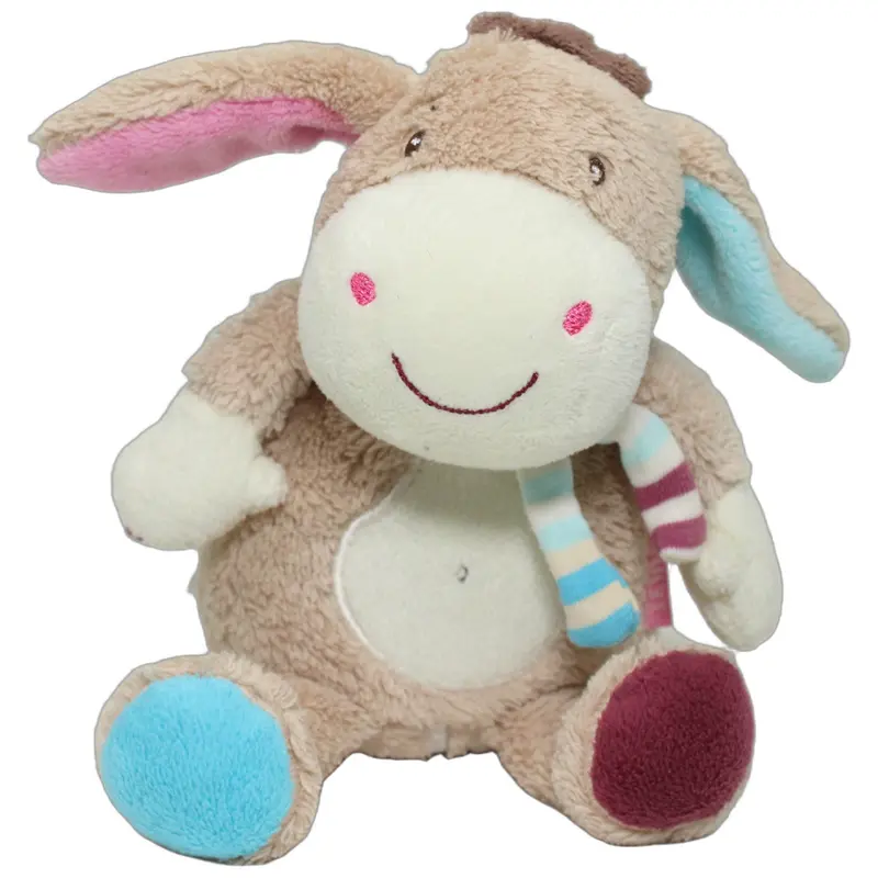 Kleiner Esel mit bunten Ohren (nur Hülle)