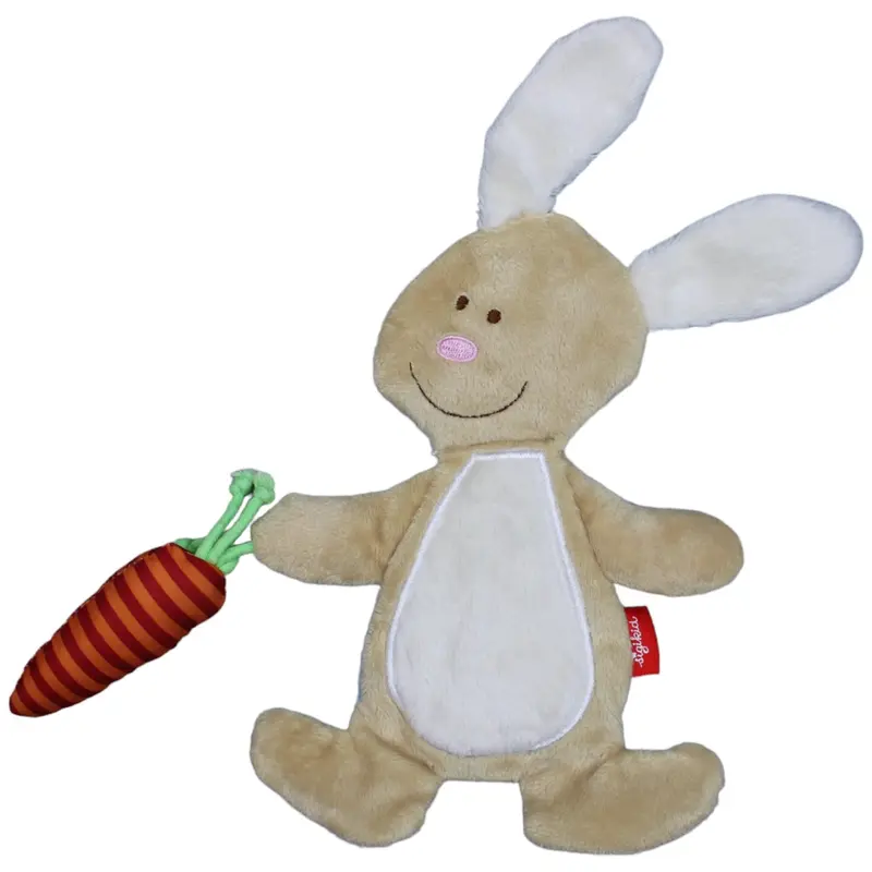 Knister-Hase mit Rassel-Karotte