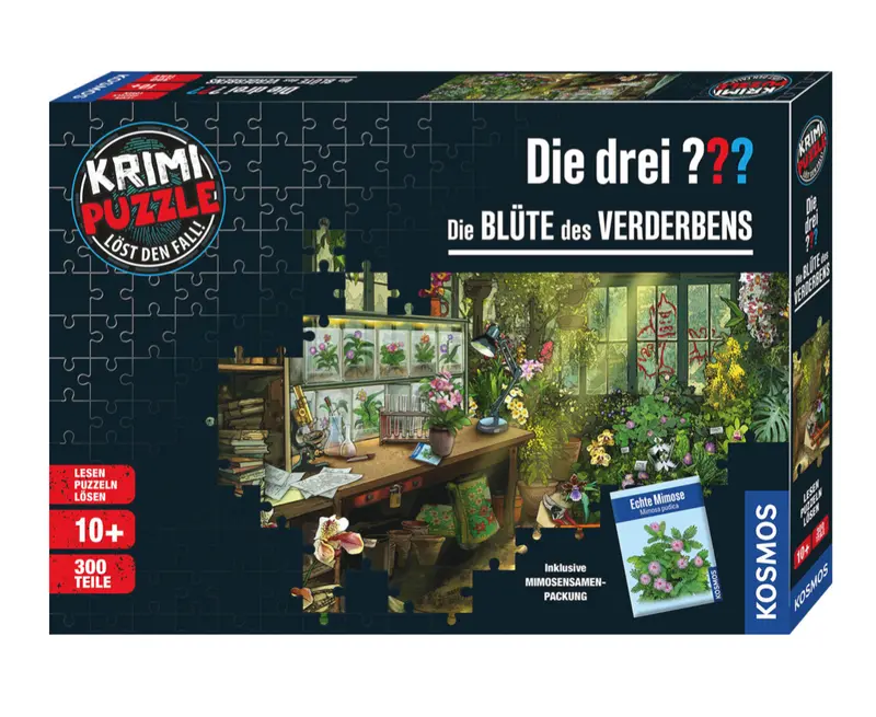 Krimipuzzle ??? - Die Blüte des Verderbens (300 Teile)