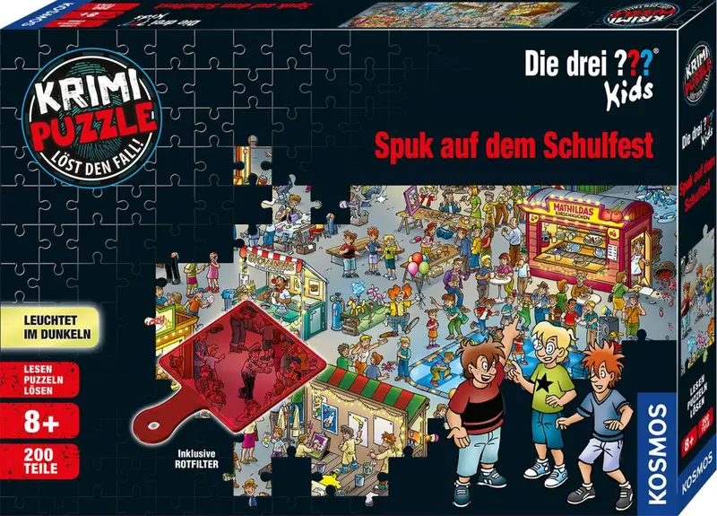 Krimipuzzle ??? Kids - Spuk auf dem Schulfest (200 Teile)