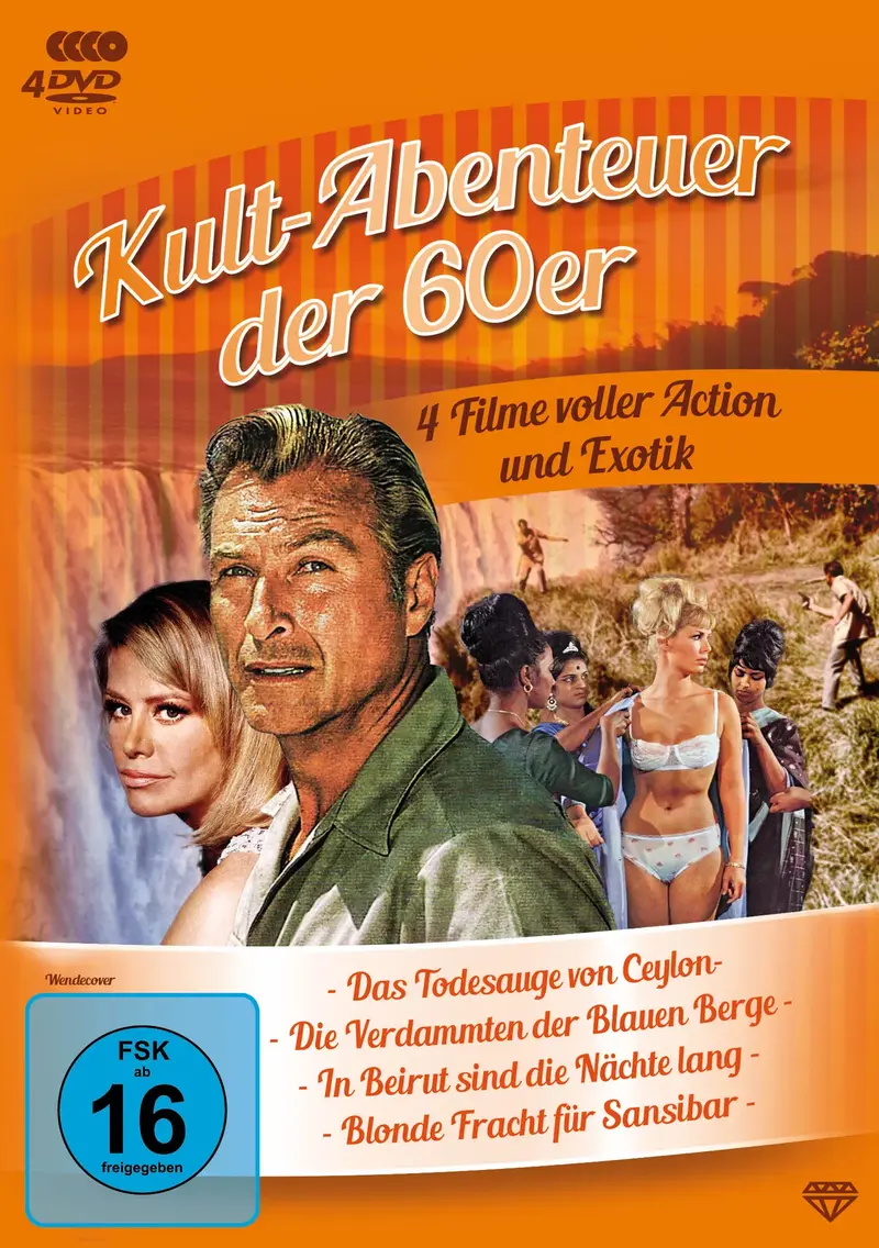 Kult-Abenteuer der 60er - 4 Filme voller Action und Exotik - DVD