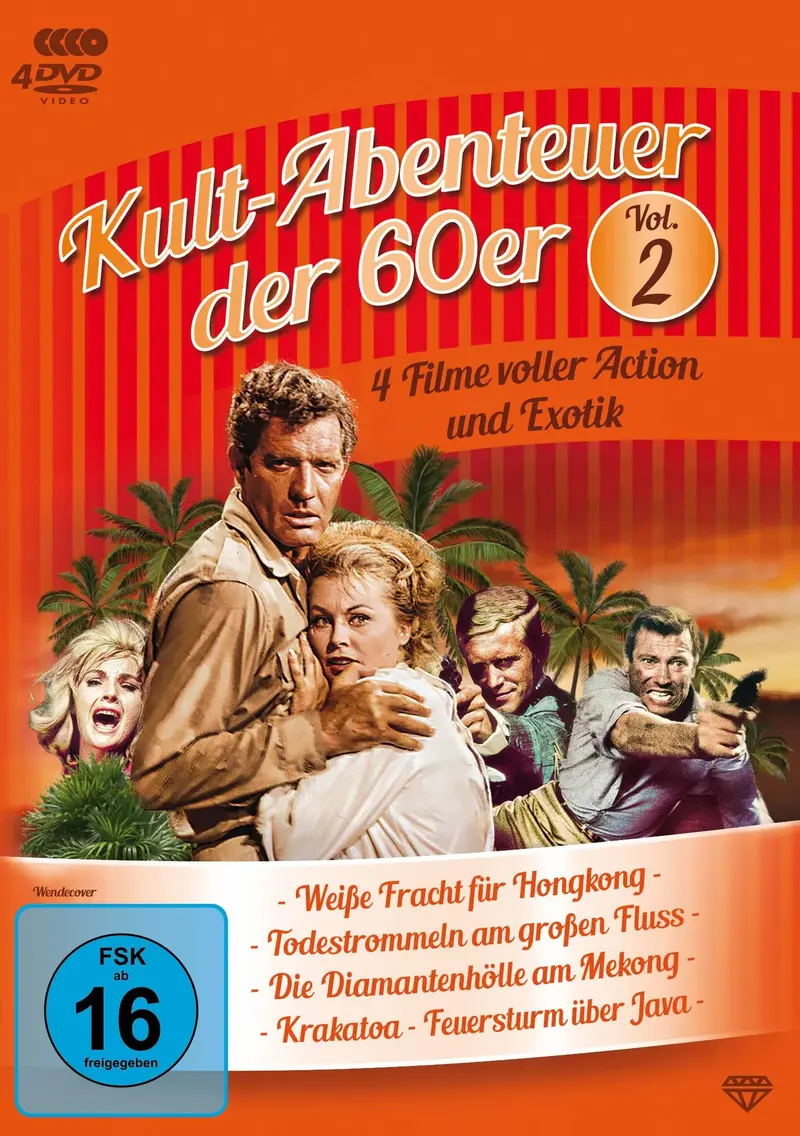 Kult-Abenteuer der 60er Vol. 2 - 4 Filme voller Action und Exotik - DVD