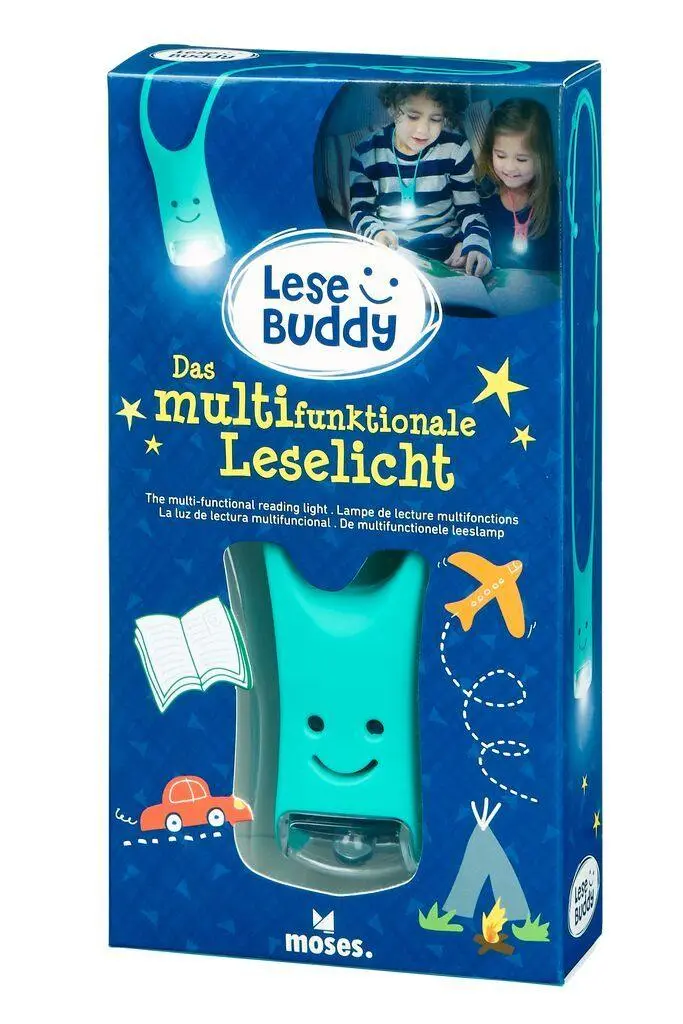Lese Buddy - Das multifunktionale Leselicht türkis