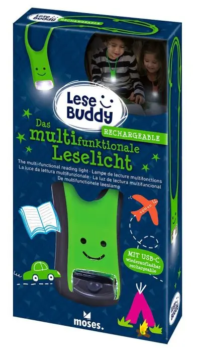 Lese Buddy mit USB-C Neon Grün