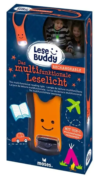 Lese Buddy mit USB-C Neon Orange