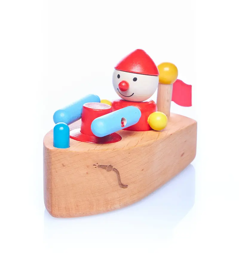 Löschboot Christian mit Hupe