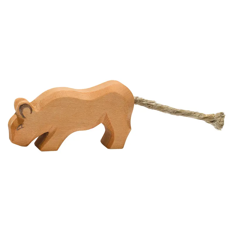 Löwe klein Kopf tief