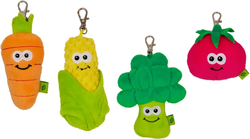 Lustiger Gemüse-Anhänger- Bunte Geschenke, sort.