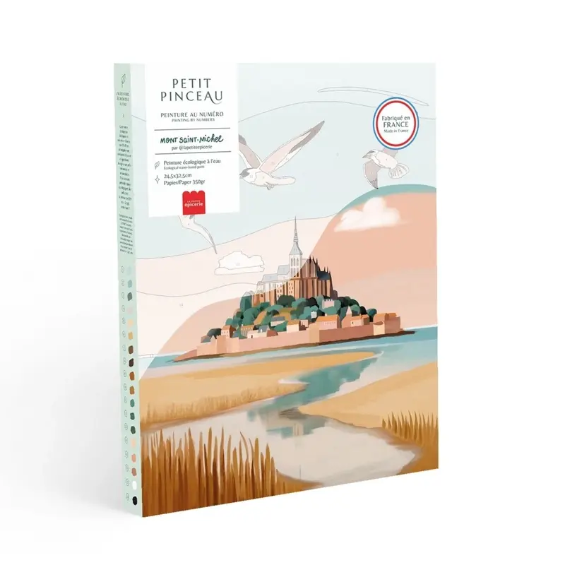 Malen nach Zahlen Set - Mont Saint-Michel
