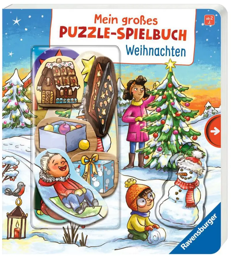 Mein großes Puzzle-Spielbuch - Weihnachten