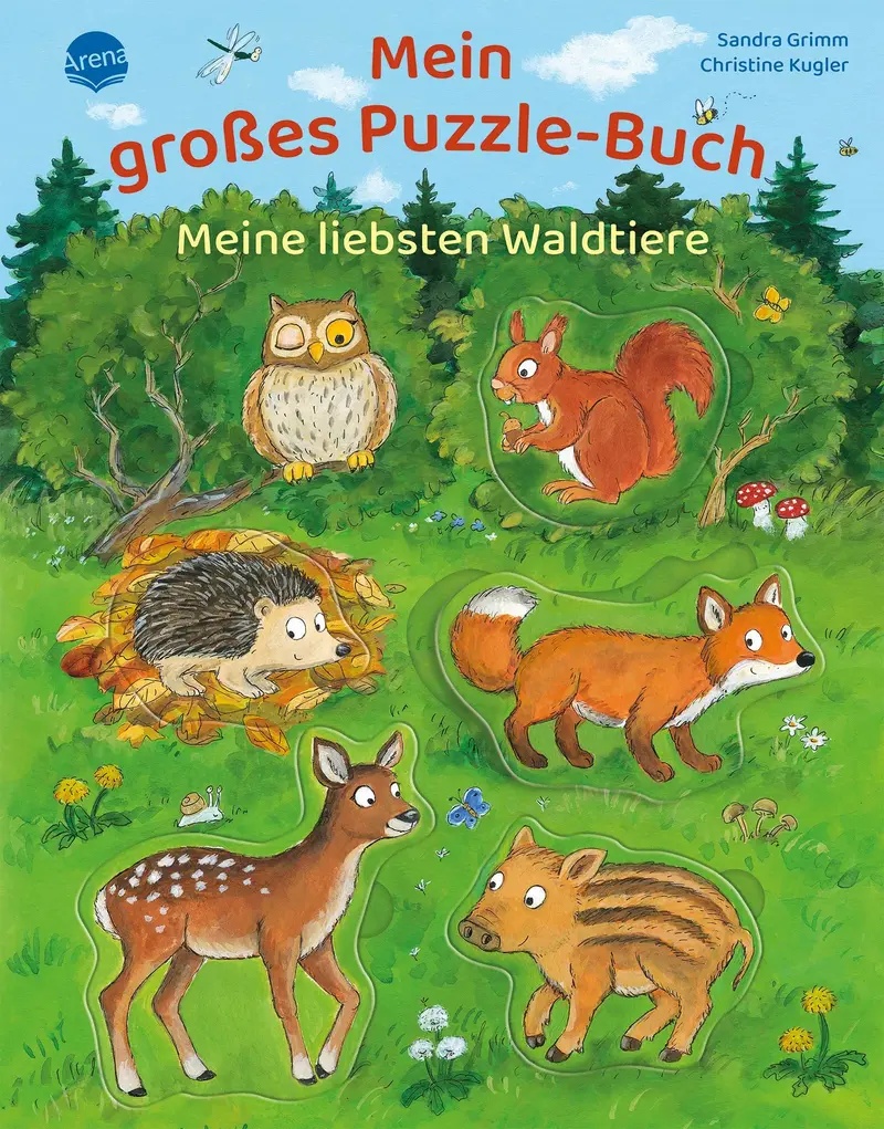 Mein schönstes Puzzle-Buch. Meine liebsten Waldtiere