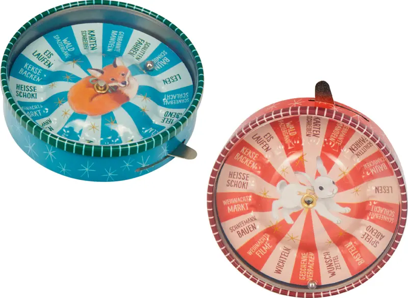 Mini-Roulette Entscheidungshelfer - Wintertiere