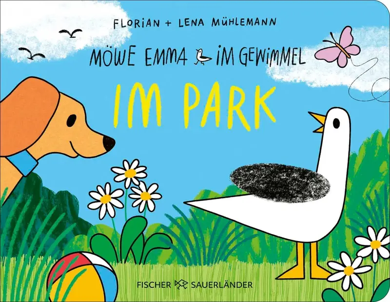 Möwe Emma im Gewimmel