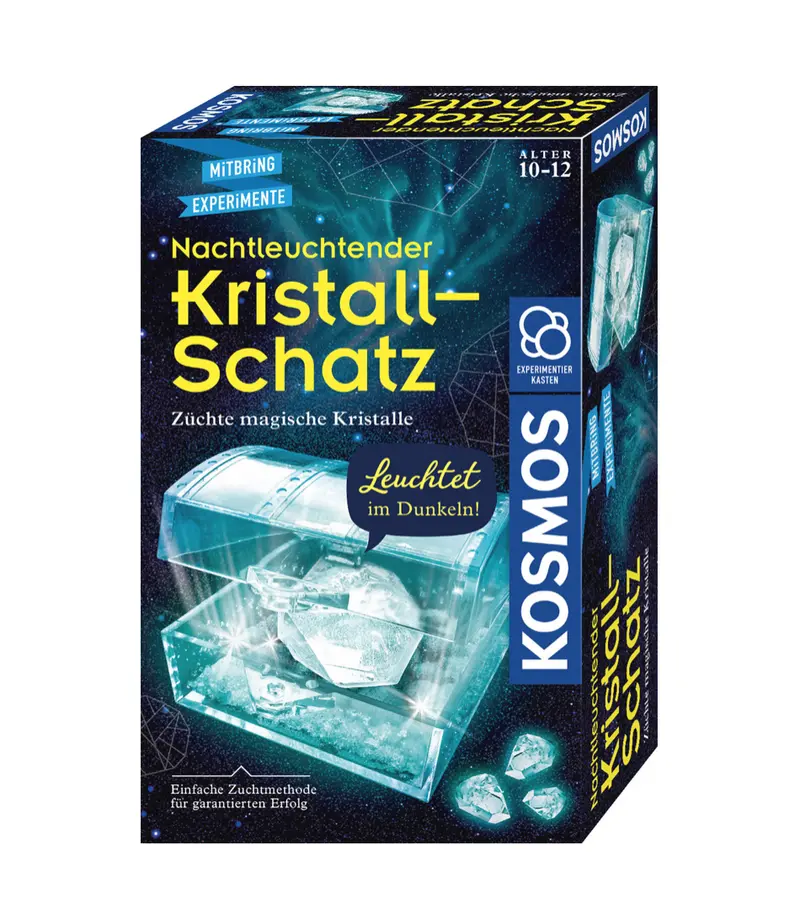 Nachtleuchtender Kristall-Schatz