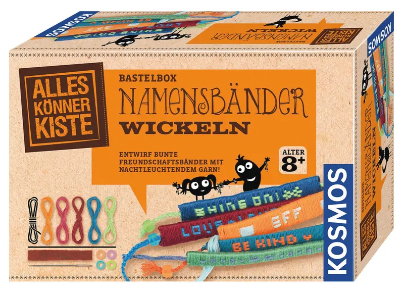 Namensbänder wickeln