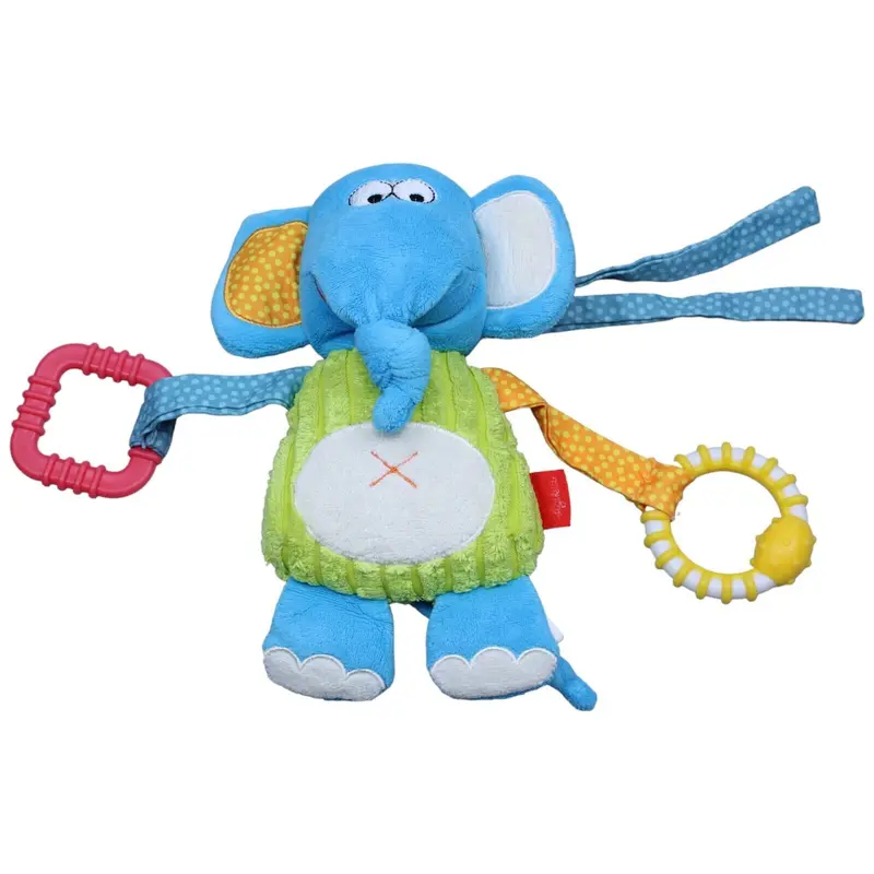 Patchwork-Elefant bunt