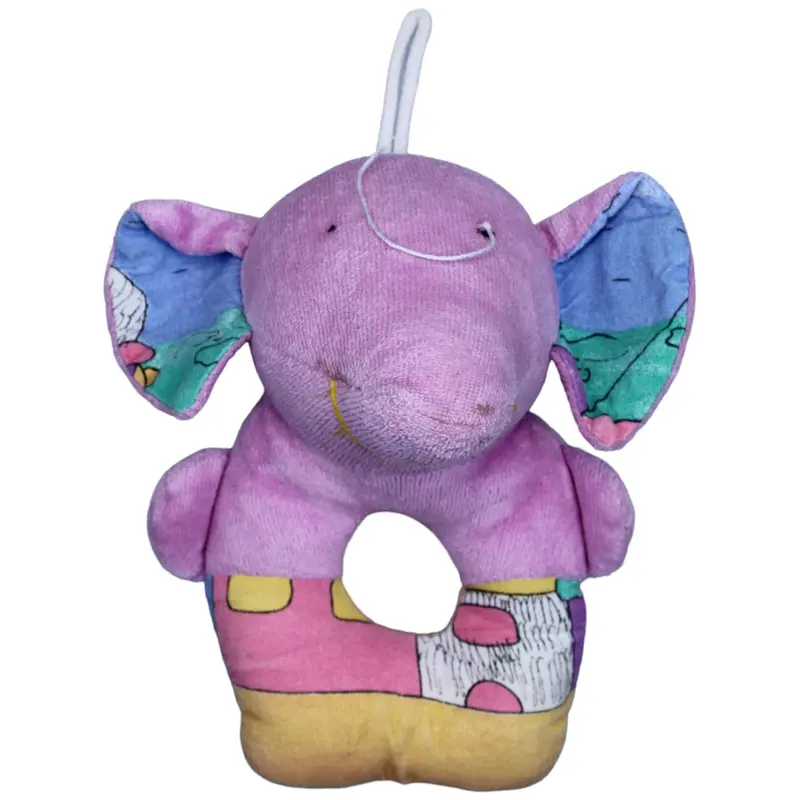 Patchwork-Elefant, lila