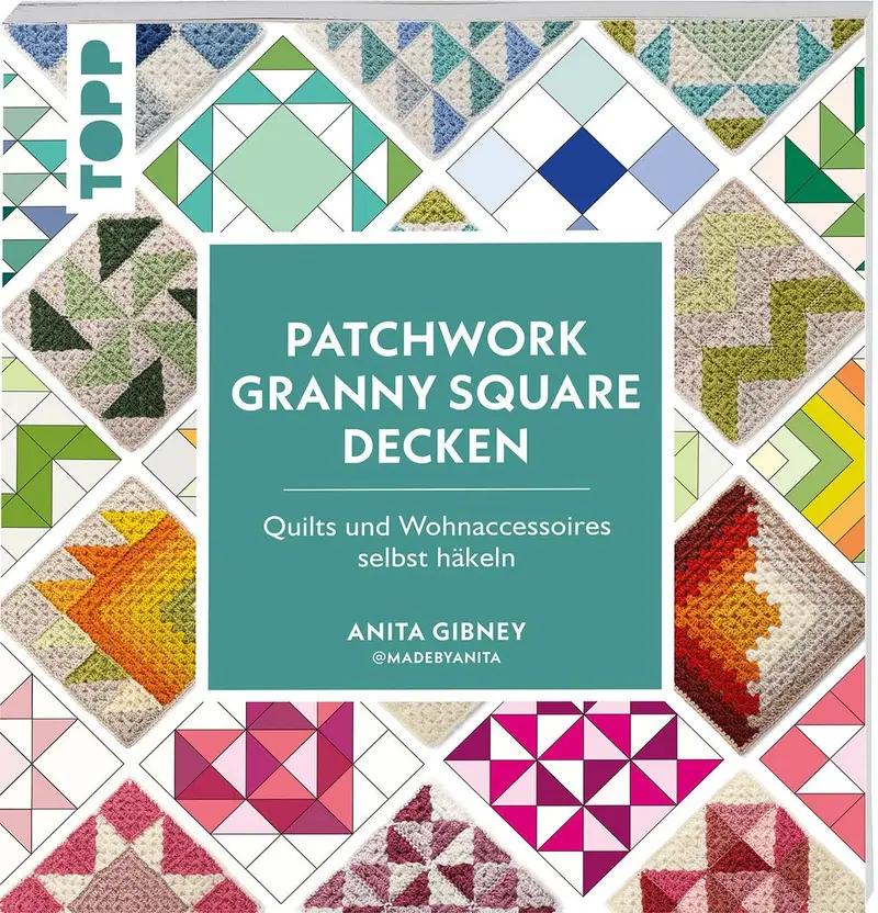 Patchwork Granny Square Decken