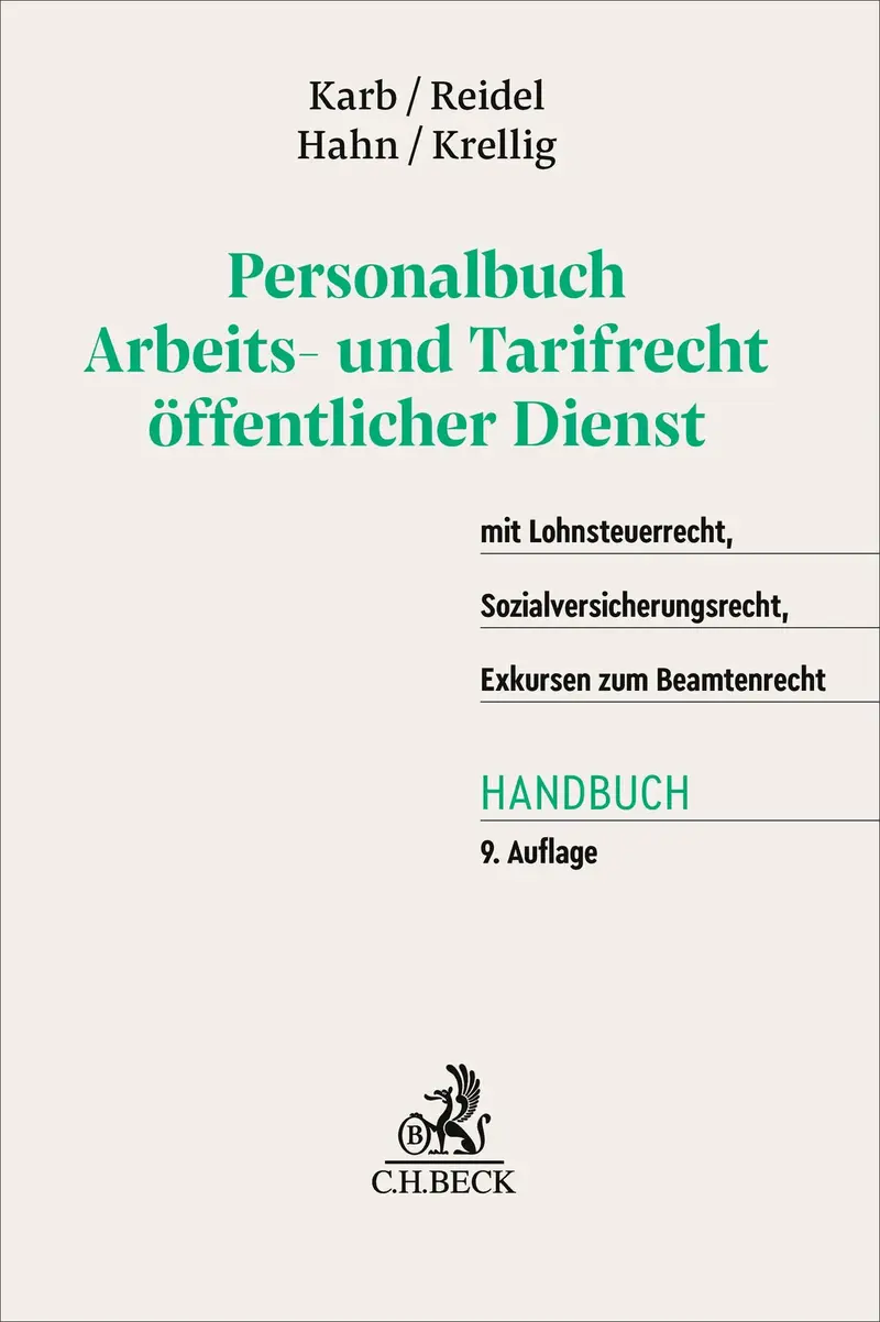 Personalbuch Arbeits- und Tarifrecht öffentlicher Dienst