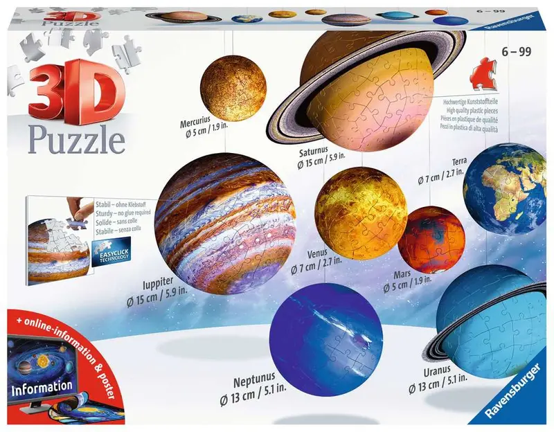 Planetensystem ⎮ 3D Puzzle