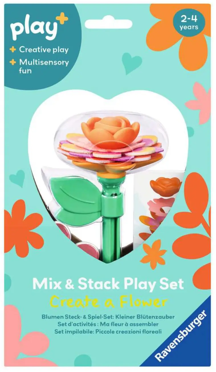 play+ ⎮ Blumen Steck- und Spiel-Set