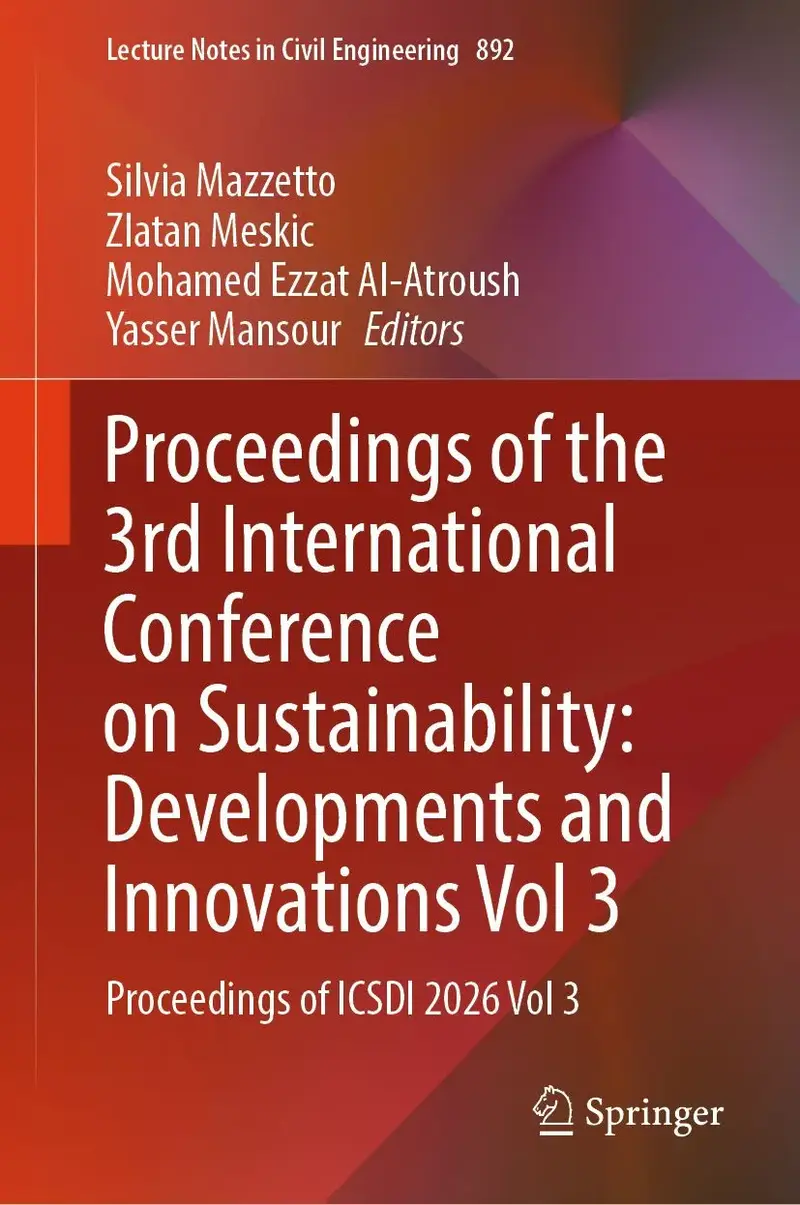 Proceedings of the 3rd International Conference on Sustainability