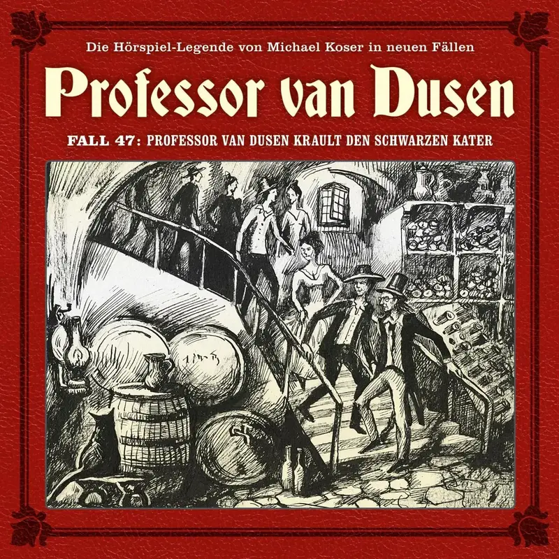 Professor van Dusen krault den schwarzen Kater