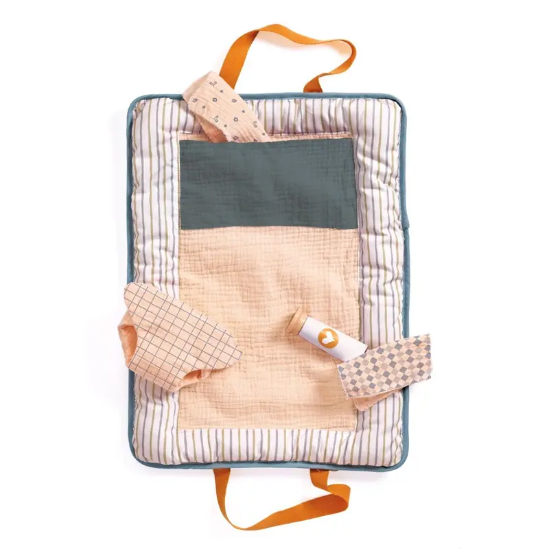 Puppen Wickeltasche Blue Fly