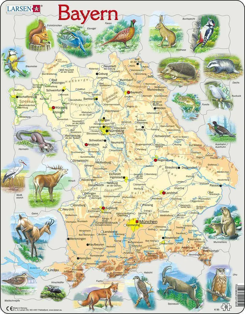 Puzzle - Bayern (physisch)
