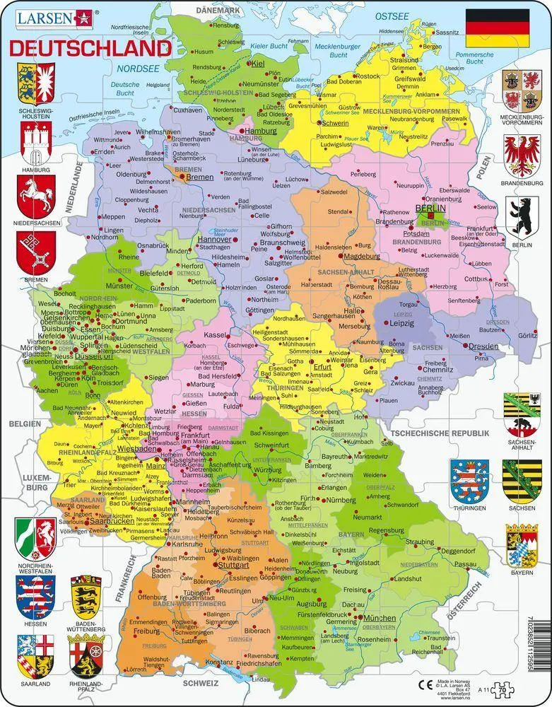 Puzzle - Deutschland (politisch)