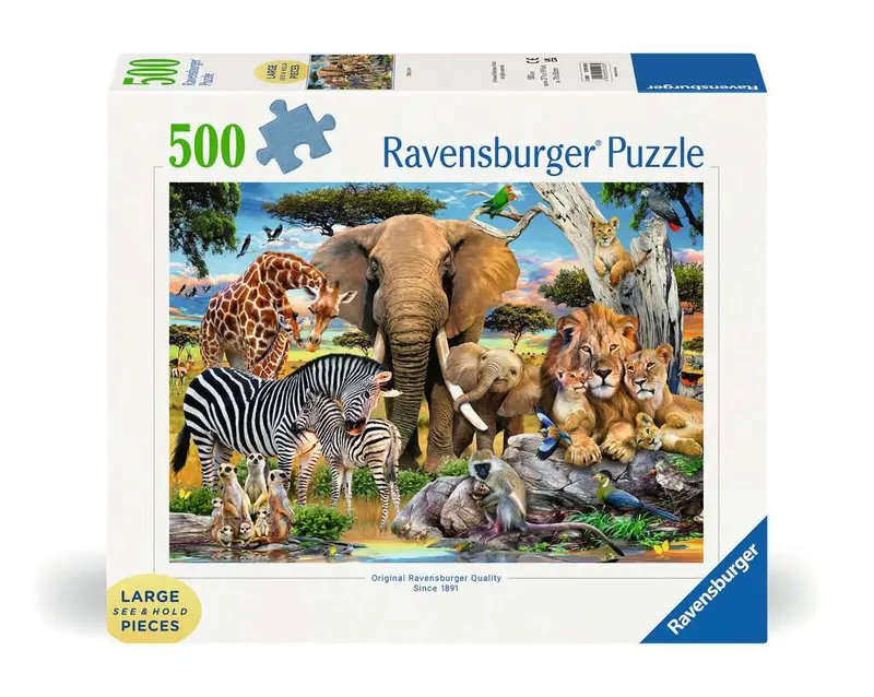Puzzle mit großen Teilen ⎮ Wilde Tierbabys