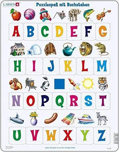 Puzzle - Puzzlespaß mit Buchstaben