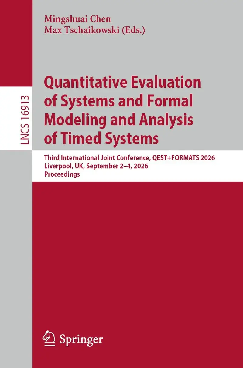 Quantitative Evaluation of Systems and Formal Modeling and Analysis of Timed Systems