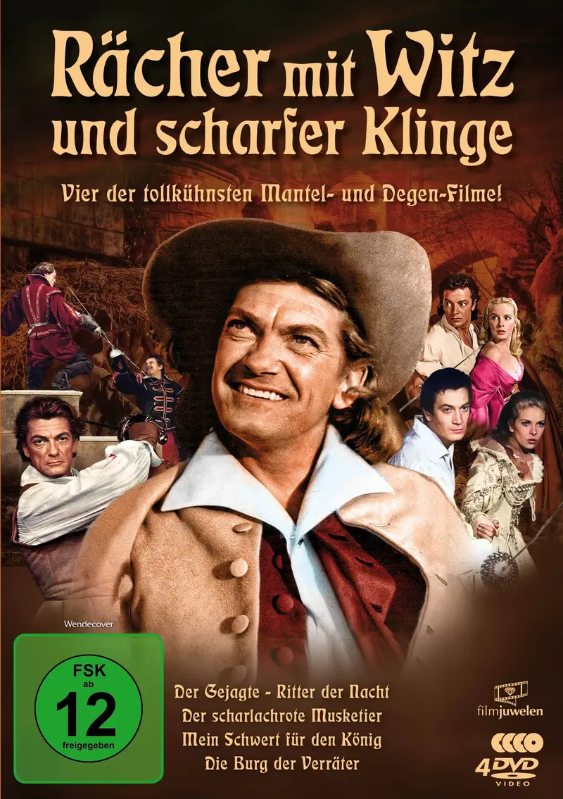 Rächer mit Witz und scharfer Klinge - Vier Mantel- und Degen-Filme - DVD