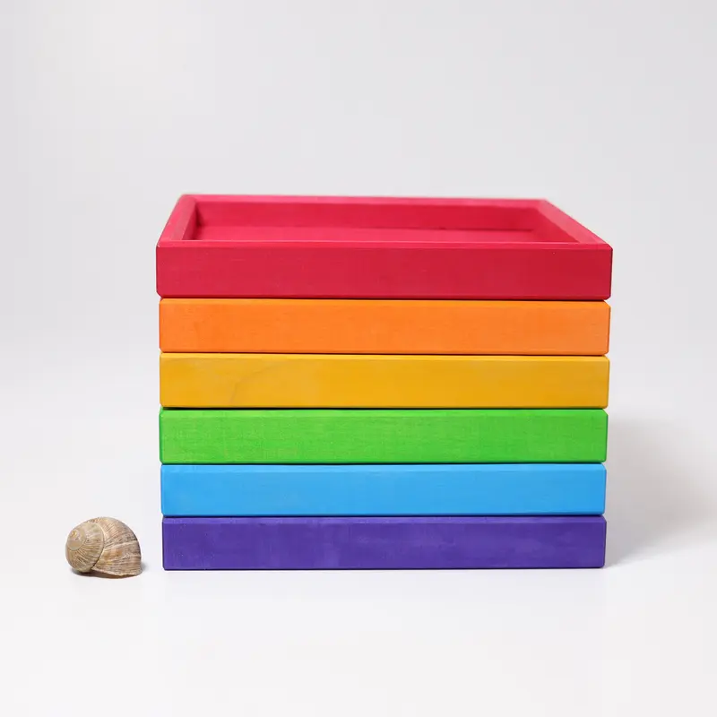 Regenbogen Holzrahmen