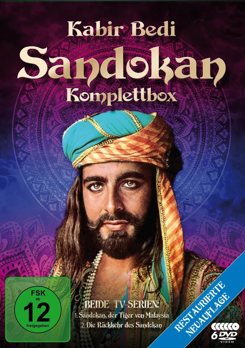 Sandokan - Komplettbox, Restored Version - Neuauflage - DVD