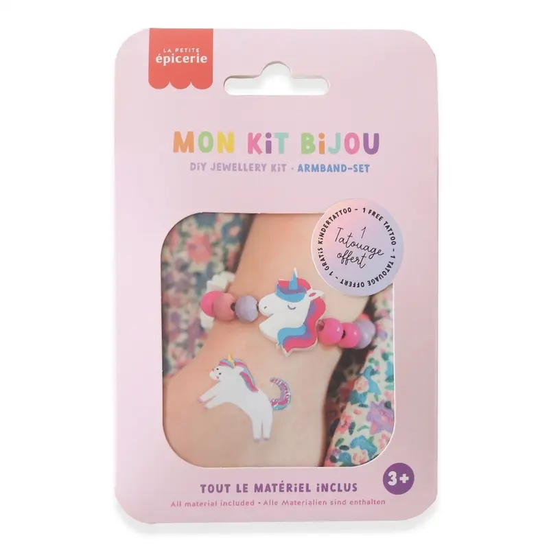 Schmuck basteln Kids - Armband Einhorn