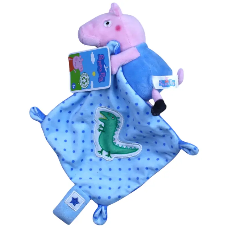 Schorsch aus Peppa Wutz mit Sausia, blau
