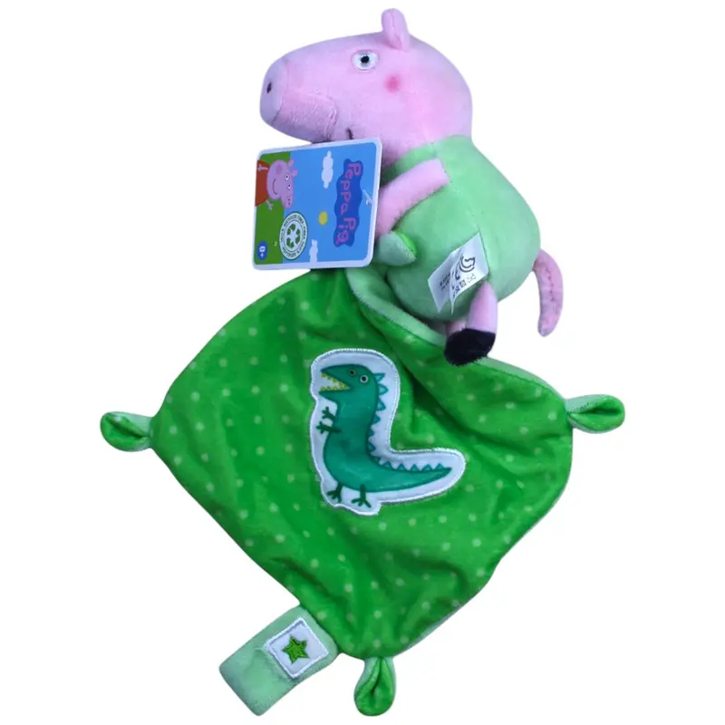 Schorsch aus Peppa Wutz mit Sausia, grün