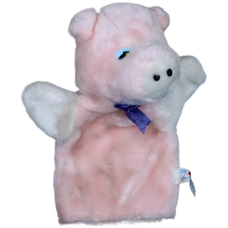 Schwein mit Schleife