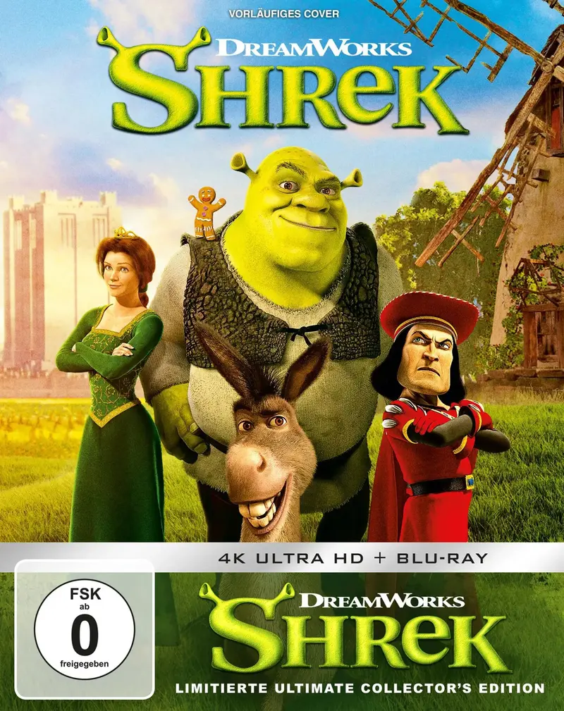 Shrek - 25th Anniversary Edition - Steelbook - 4K UHD + Blu-ray