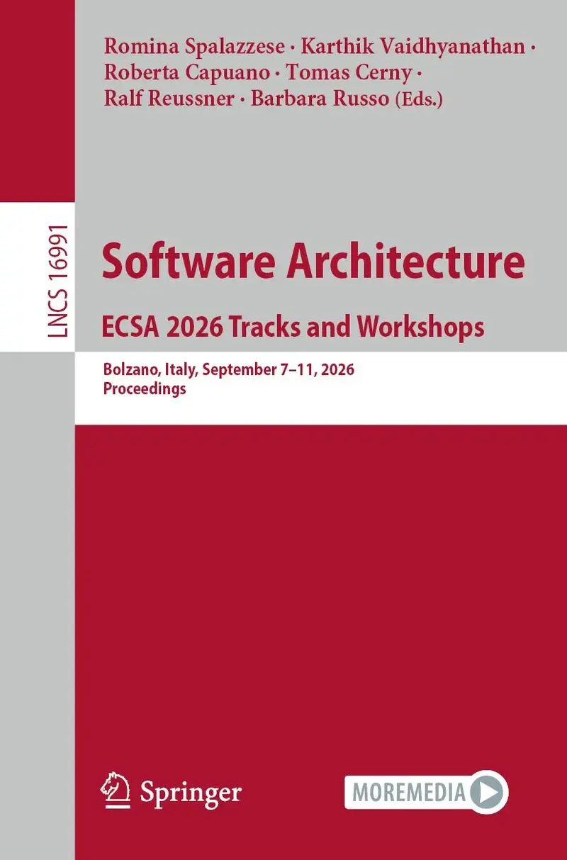 Software Architecture. ECSA 2026 Tracks and Workshops