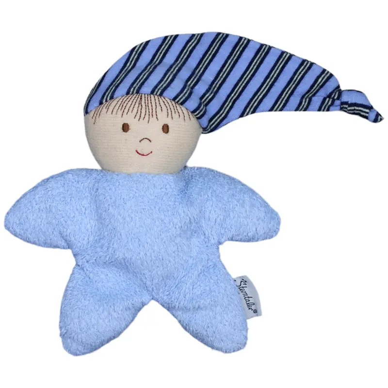 Spielpuppe, hellblau