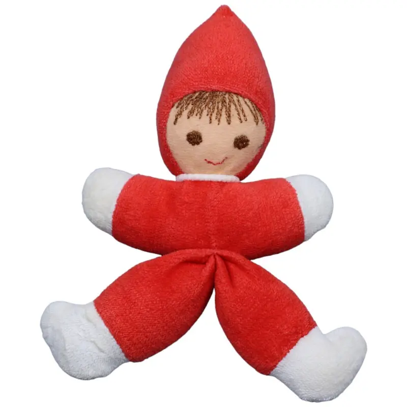 Spielpuppe, rot
