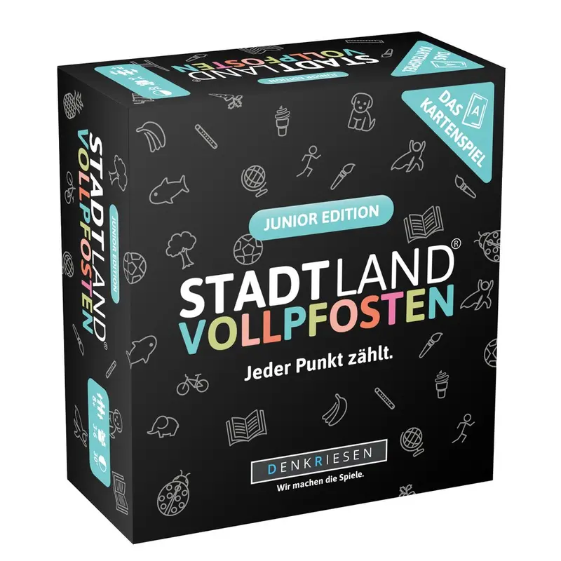 STADT LAND VOLLPFOSTEN® - Das Kartenspiel - Junior Edition