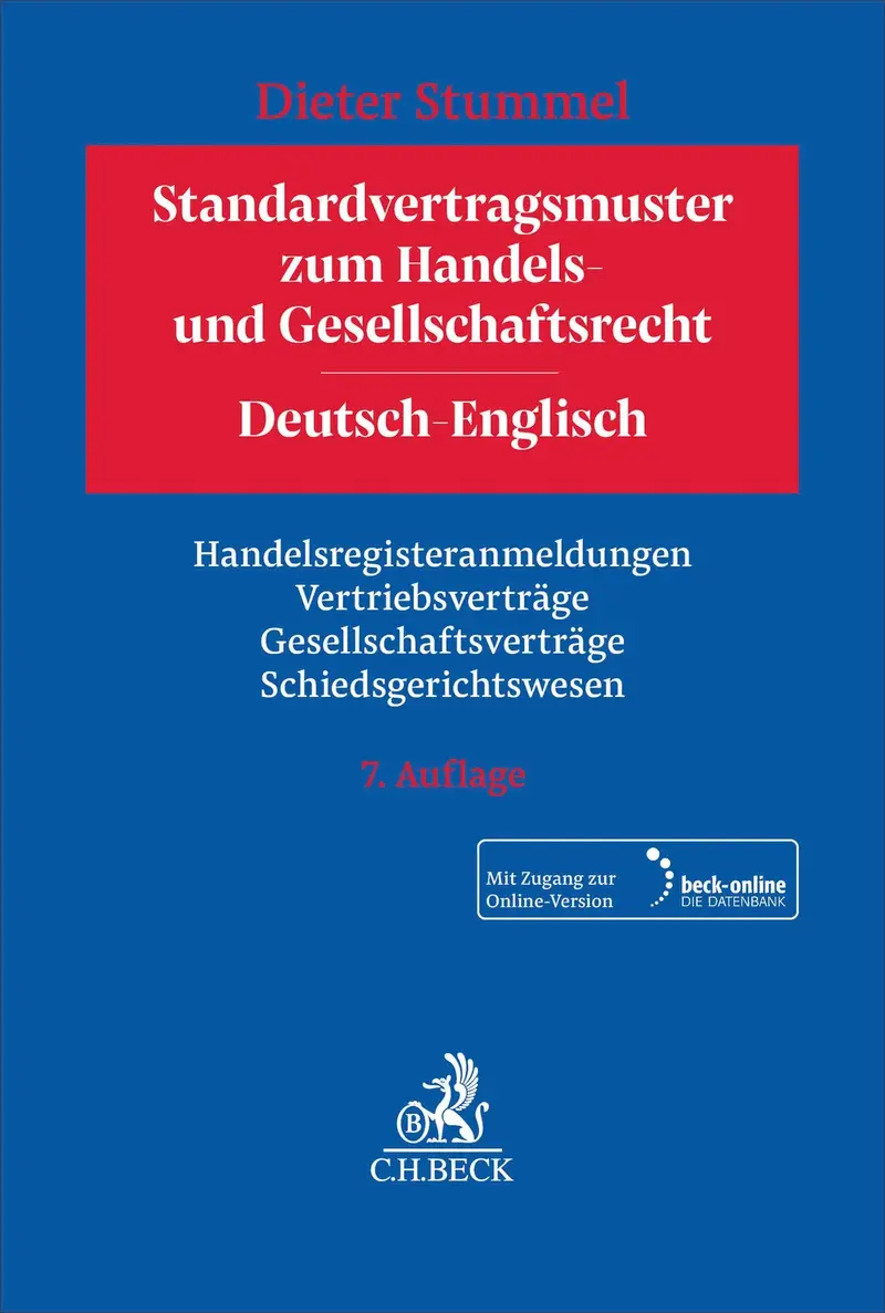 Standardvertragsmuster zum Handels- und Gesellschaftsrecht