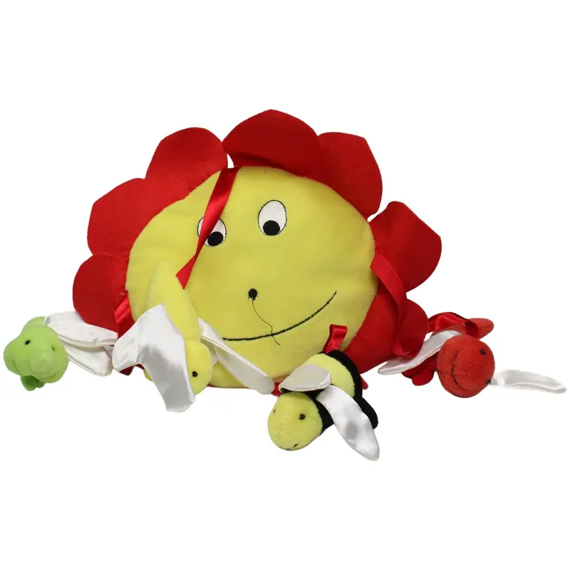 Süße Blume mit Insekten