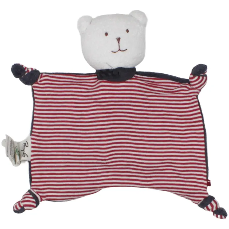 Teddybär gestreift aus Bio-Baumwolle
